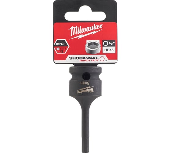 Головка-бита ударная шестигранная (HEX5; 1/2") Milwaukee 4932478063 1