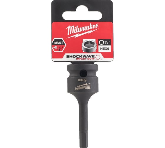 Головка-бита ударная шестигранная (HEX6; 1/2") Milwaukee 4932478064 1