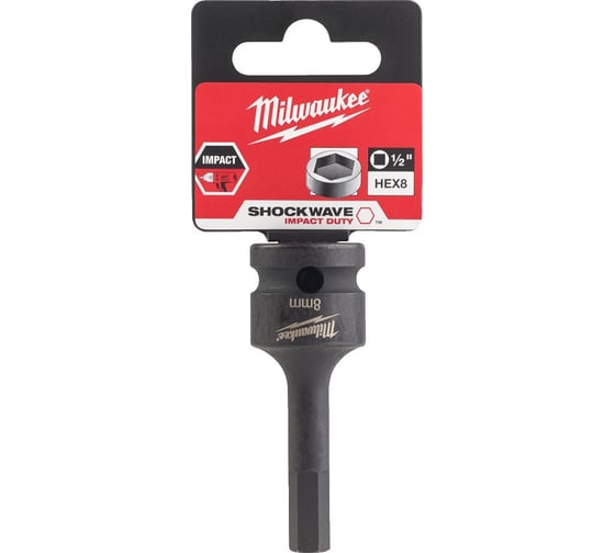 Головка-бита ударная шестигранная (HEX8; 1/2") Milwaukee 4932478065 1