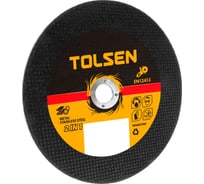 Диск отрезной по металлу TOLSEN 125x1.0x22.2 мм, INOX, прямой 76133