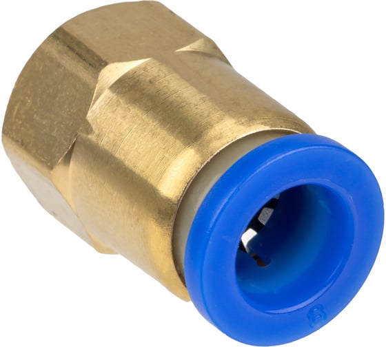 Фитинг цанговый пневматический прямой ARMA 1/8F-8 мм CF F1/8-08
