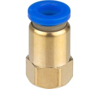 Фитинг цанговый пневматический прямой ARMA 1/8F-6 мм CF F1/8-06