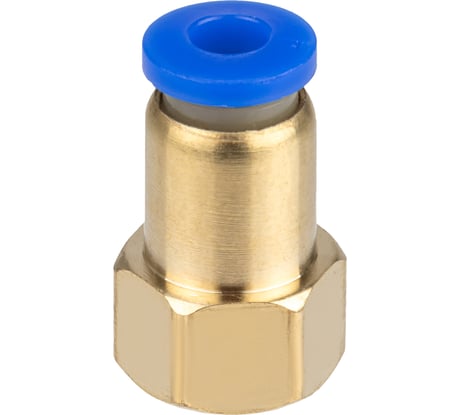 Фитинг цанговый пневматический прямой ARMA 1/8F-4 мм CF F1/8-04