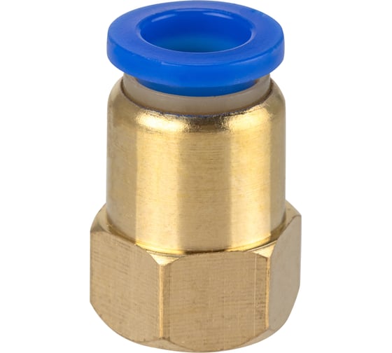 Фитинг цанговый пневматический прямой ARMA 1/2F-10 мм CF F1/2-10 1