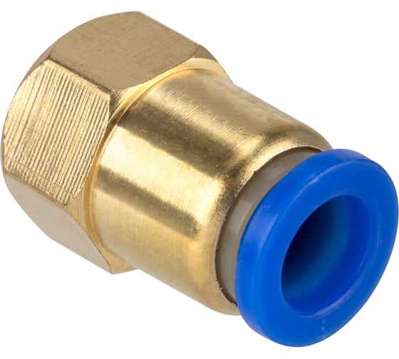 Фитинг цанговый пневматический прямой ARMA 1/2F-10 мм CF F1/2-10