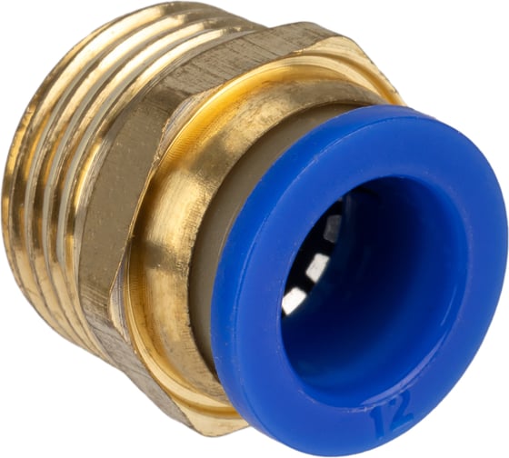 Фитинг цанговый пневматический прямой ARMA 1/2M-12 мм CF M1/2-12