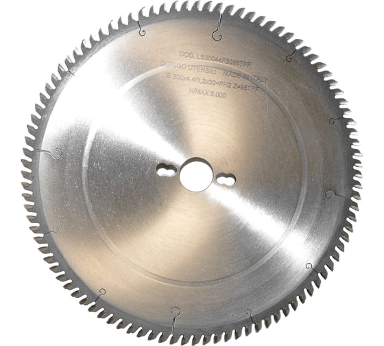 Диск пильный Dorigo 300x4.4/3.2x30 Z=96TFF LS3004430F96TFF 1