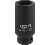 Головка ударная глубокая 6-гранная JCB 27 мм, 1/2DR JCB-4458527(59487)