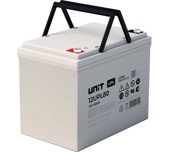 Аккумуляторная батарея UNIT 12В-80Ач 12UPL80