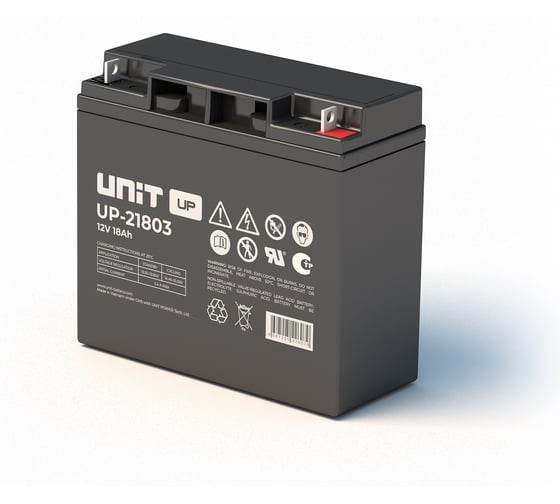 Аккумуляторная батарея UNIT UP-21803 12В-18Ач UP21803