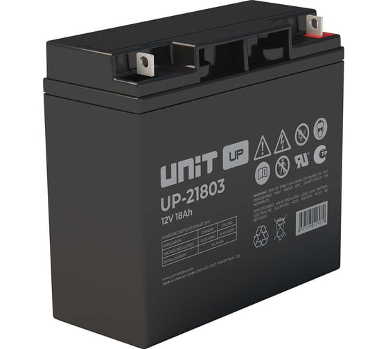 Аккумуляторная батарея UNIT UP-21803 12В-18Ач UP21803
