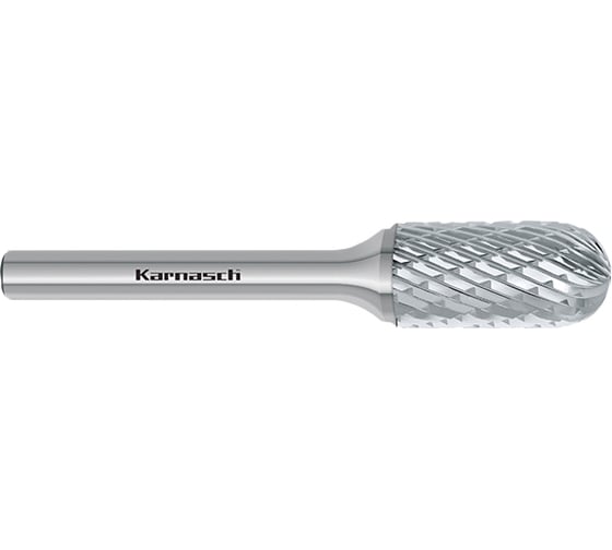 Бор-фреза Karnasch (цилиндр со сферическим концом) 8x20x6х65 VALUETOOL 113021-076C HP-3 1