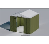 Палатка сварщика домик МногоТентов 2x2х2,2 м. Эконом 7D2x2BR_PVCv