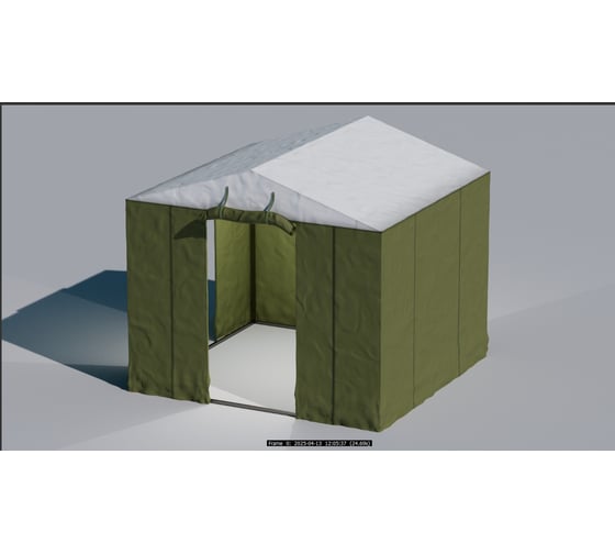 Палатка сварщика домик МногоТентов 3x2х2,2 м. Эконом 7D3x2BR_PVCv