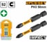 Ударная бита INGCO PH3x50мм 2шт. S2 SUPER INDUSTRIAL SDBIM71PH350 2