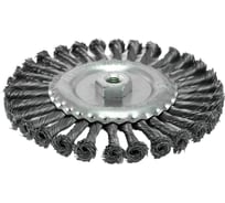 Щетка-крацовка плоская (175 мм; M14; стальная скрученная проволока) Pobedit 2126317