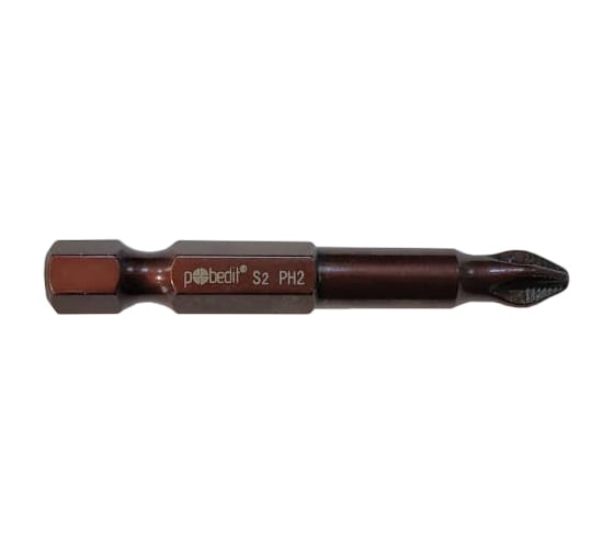 Бита DELUXE (2 шт; PH2; 90 мм; S2+Bronze+AntiSlip) Pobedit 2616824