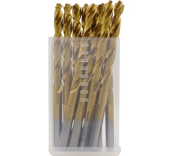 Сверло кобальтовое по металлу Hilberg 6.0x93(57) мм (10шт) Cobalt TOP, CO060-10 1