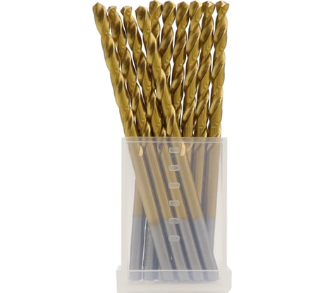 Сверло кобальтовое по металлу Hilberg 3.5x70(39) мм (10шт) Cobalt TOP, CO035-10