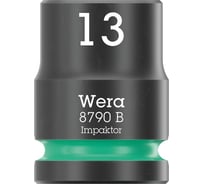 Головка торцевая 6-гранная WERA 8790 HMB HF Zyklop 3/8, с фиксацией, 13 x 29 мм WE-003747