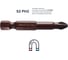 Бита DELUXE (10 шт; PH2; 50 мм; S2+Bronze+AntiSlip) Pobedit 2616622 2