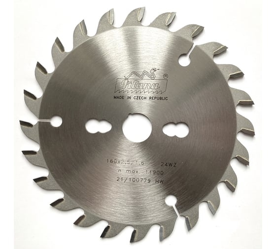 Пила дисковая PILANA TCT 160x2,5/1,6x20 z24 81-20 WZ CT00650051 1