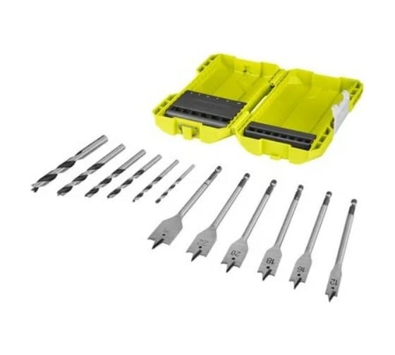 Набор сверл (12 шт; 4-25 мм) RAK125WD Ryobi 5132003302