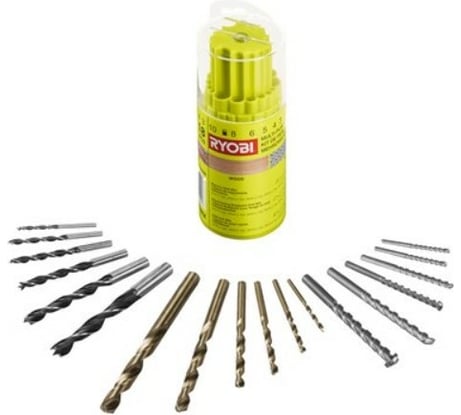 Набор сверл RAK18DMIX (18 шт; 3-10 мм) Ryobi 5132004669