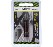 Бита DELUXE (2 шт; PZ2; 50 мм; S2+Bronze+AntiSlip) Pobedit 2616922