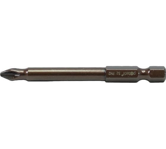 Бита DELUXE (2 шт; PH2; 70 мм; S2+Bronze+AntiSlip) Pobedit 2616823
