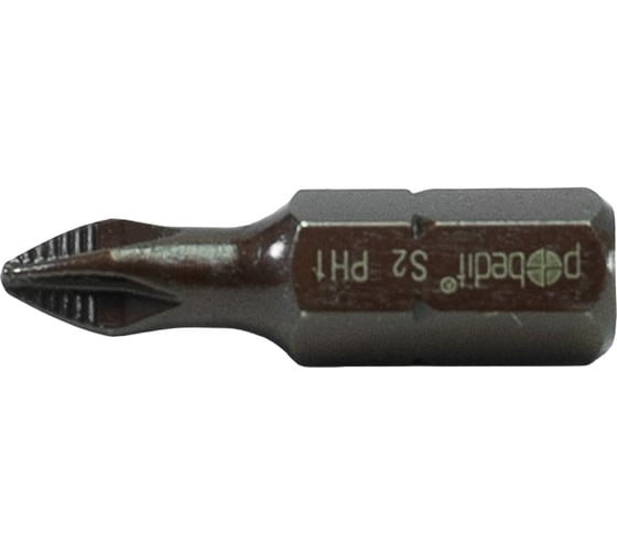Бита DELUXE (PH1; 25 мм; S2+Bronze+AntiSlip) Pobedit 2616811