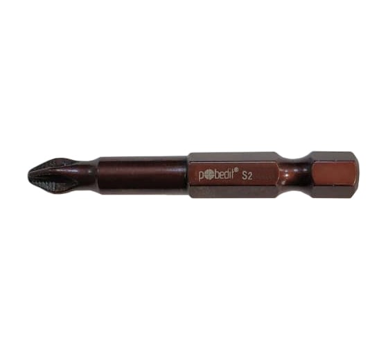 Бита DELUXE (PH1; 50 мм; S2+Bronze+AntiSlip) Pobedit 2616812 1