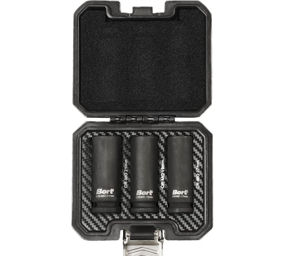 Набор ручного инструмента BORT BTK-3M (набор ударных головок) 93418620