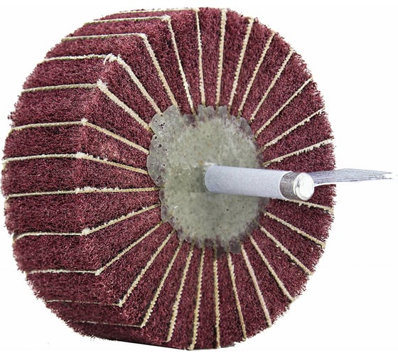 Круг лепестковый комбинированный 80х30 мм P80 с оправкой 6 мм Diamond Industrial DIDKLSK803080 1