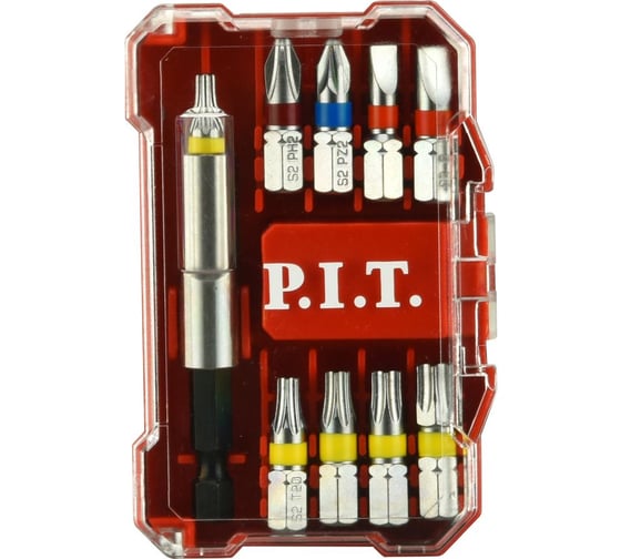 Набор бит P.I.T. 10шт ASET04-0010