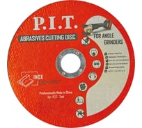 Диск отрезной по металлу P.I.T. 125x22.2x1.2 мм 10 шт ACTW01-1251