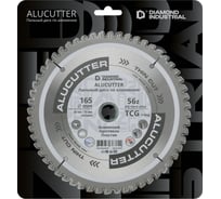 Диск пильный по алюминию, пластику 165х20/16 мм Z=56 TCG AluCutter Diamond Industrial DIDA165Z56