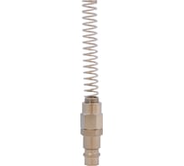 БРС KraftWell папа, c пружиной для шланга 6x8 мм, 1 шт KRW-QCS0508M