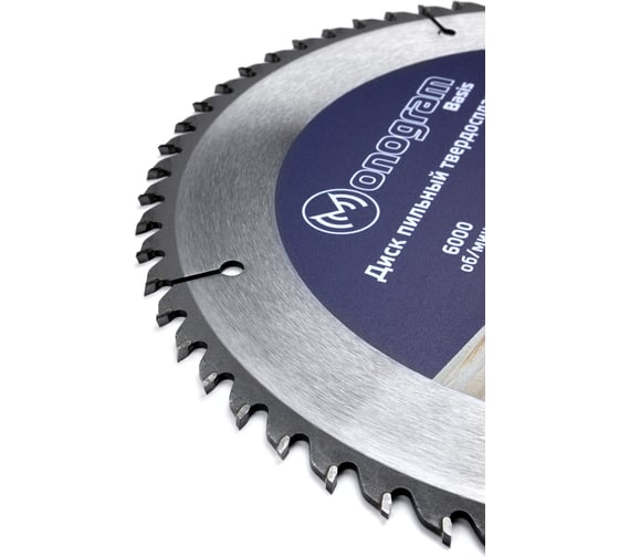 Диск пильный твердосплавный Basis (250х32/30 мм; 60 зубов) MONOGRAM 086-969