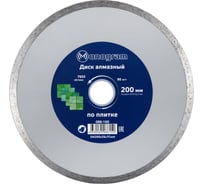 Диск алмазный несегментный Basis (200х25.4/22x7 мм) MONOGRAM 086-150