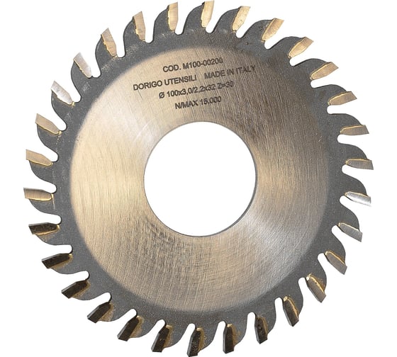 Диск пильный Dorigo HM Ø100x3.0/2.2x32 Z=30 10RH LAH000 M100-0020 1