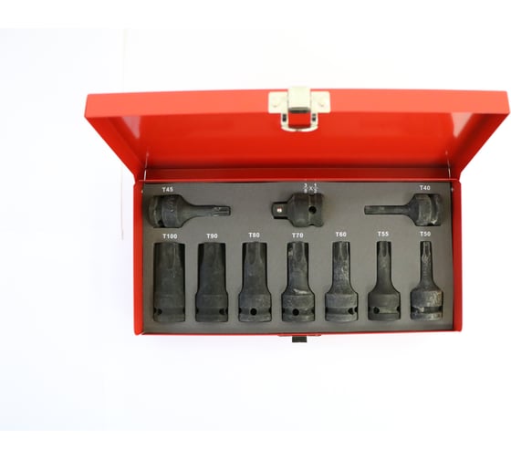 Набор головок ударных внешний Torx VATA 1/2DR, 10 предметов 13437-M10
