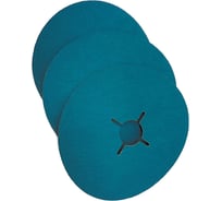 Круг фибровый VSM ACTIROX AF890 125x22 мм, P80, 3шт 101035