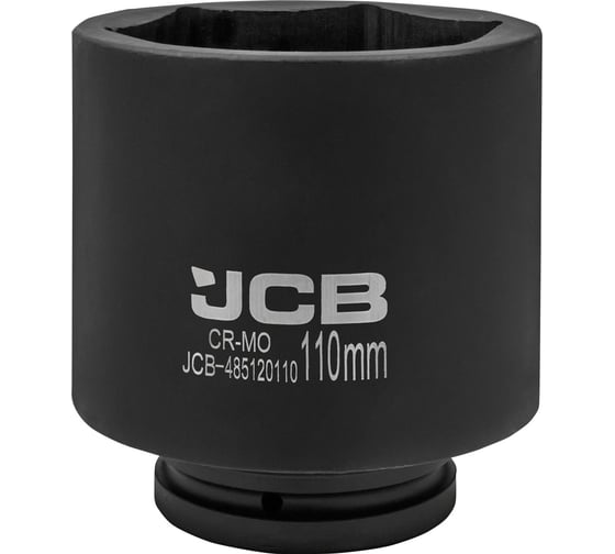 Головка ударная глубокая 6-гранная JCB 110 мм, 1''DR JCB-485120110(62295)