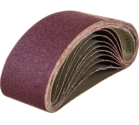 Лента бесконечная (10 шт; 533х75 мм; Р100) для шлифмашинки SKRAB 35815