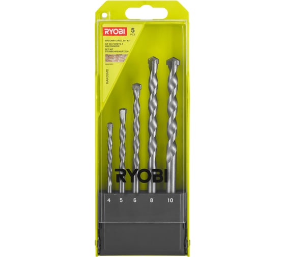 Набор сверл для камня RAK05MD Ryobi 5132004522