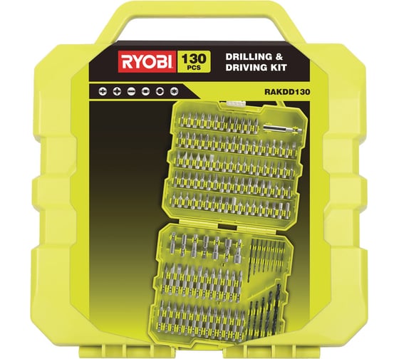 Набор бит и сверл RAKDD130 130 шт Ryobi 5132004858