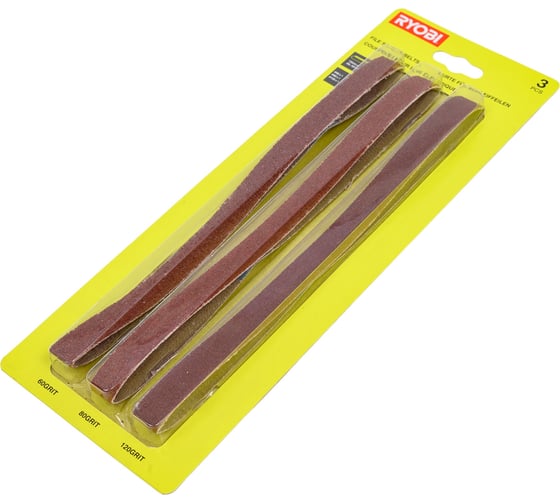 Шлифленты для напильника RAKPFB03 (3 шт; 13Х457 мм; Р 60,80,120) Ryobi 5132004521