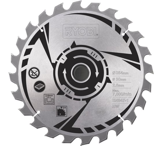 Диск пильный SB254T24A1 Ryobi 5132002621