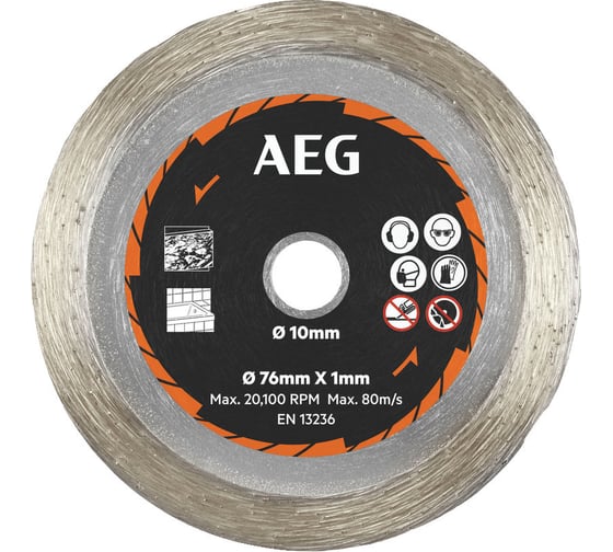 Диск алмазный для отрезной машины AAKMMTC01 AEG 4932478589